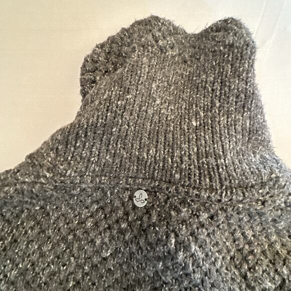 Prana Elsin Cardigan Sweater Womens XS Gray Heavy Duster Cottagecore Boho - Picture 12 of 16